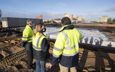 Las obras de adecuación y desdoble de acceso al Muelle Sur finalizarán en marzo de 2021