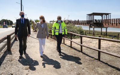 El Puerto de Huelva construirá un nuevo carril bici independiente a lo largo de la Avenida Francisco Montenegro