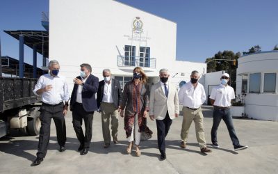 La Autoridad Portuaria de Huelva lleva a cabo obras de mejora en el entorno y los accesos del Real Club Marítimo de Huelva