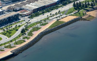 El Paseo de la Ría del Puerto de Huelva acogerá en el extremo sur unas instalaciones para deporte, restauración, y ocio
