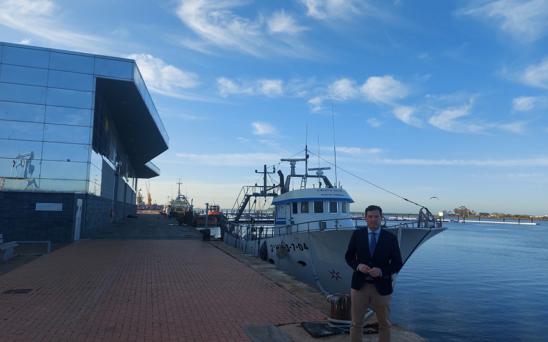 El Puerto de Huelva construirá un pantalán pesquero para ampliar la línea de atraque en la Lonja