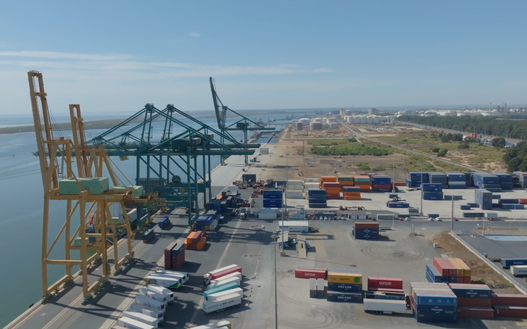 El Puerto de Huelva destinará una inversión superior a 5,8 millones de euros a la pavimentación de la zona norte del Muelle Sur para ampliar el patio de contenedores
